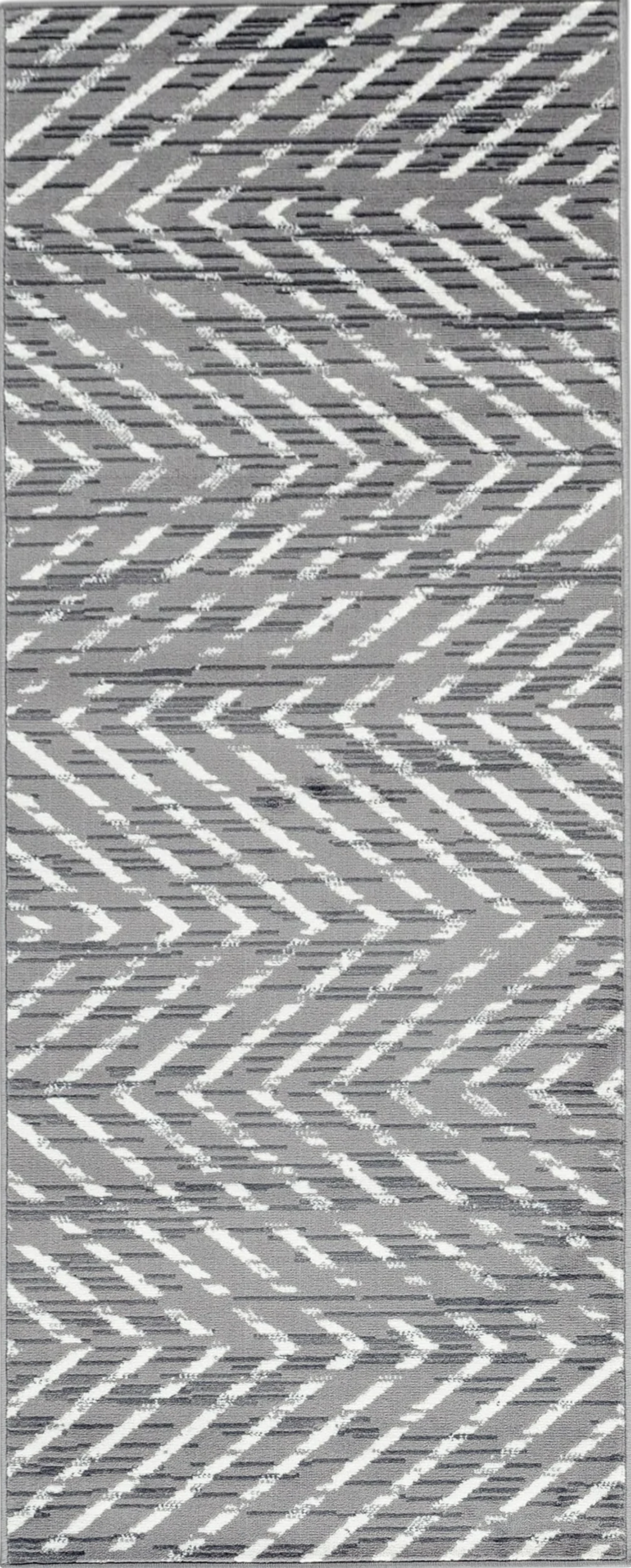 Abstract Zigzag Indoor Rug | Gray