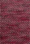 Abstract Zigzag Indoor Rug | Red Red