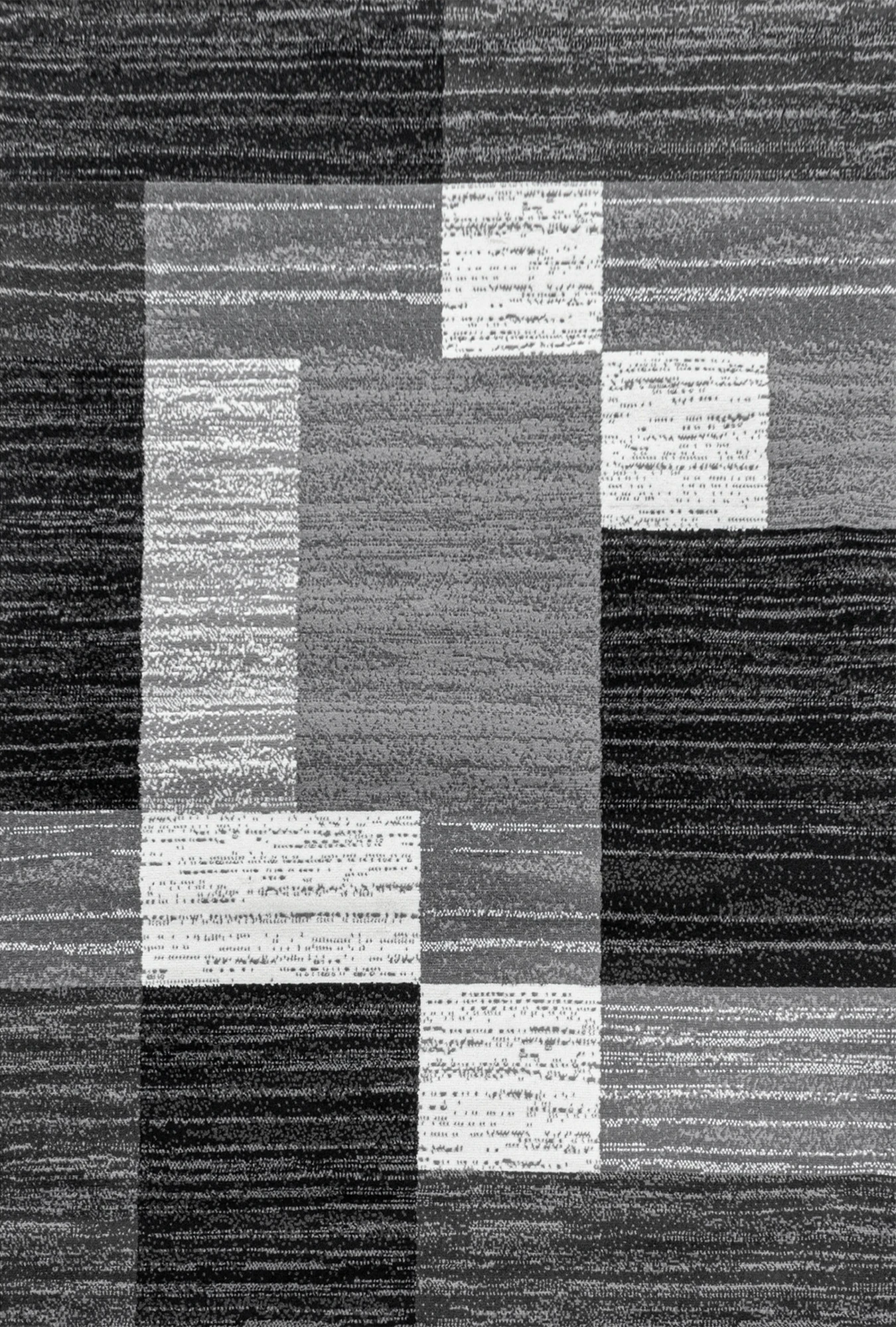 Geometric Tessellated Cozy Rug | Black