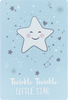 Cute Smiling Star Constellation Kids Room | Blue Rug 