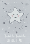 Cute Smiling Star Constellation Kids Room | Gray Rug Gray