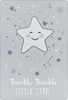 Cute Smiling Star Constellation Kids Room | Gray Rug 