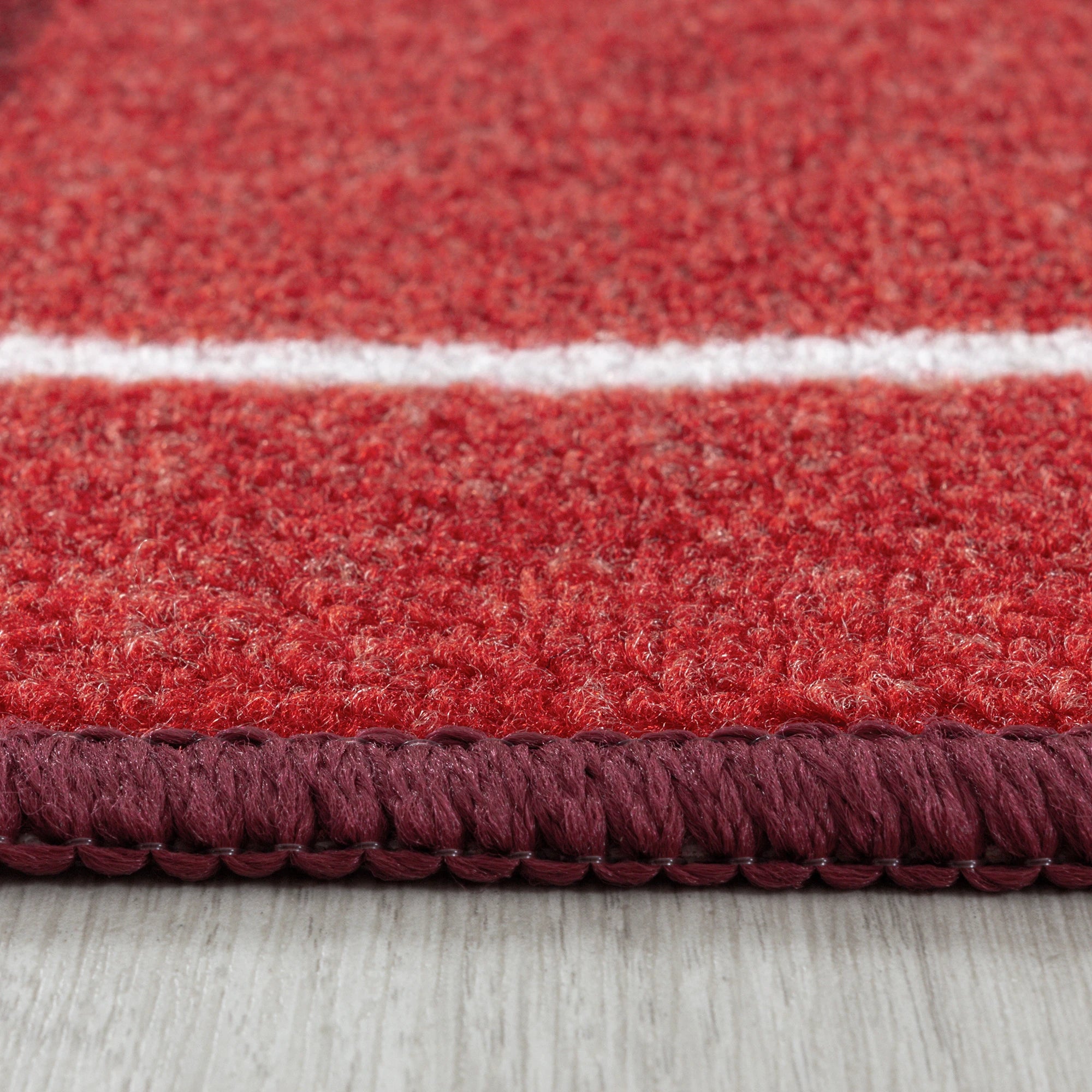 Spain Flag Soccer Field Kids Room Carpet | Yellow