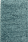 Turquoise Plush High Pile Shag Rug Turquoise