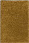 Gold Plush High Pile Shag Rug Gold