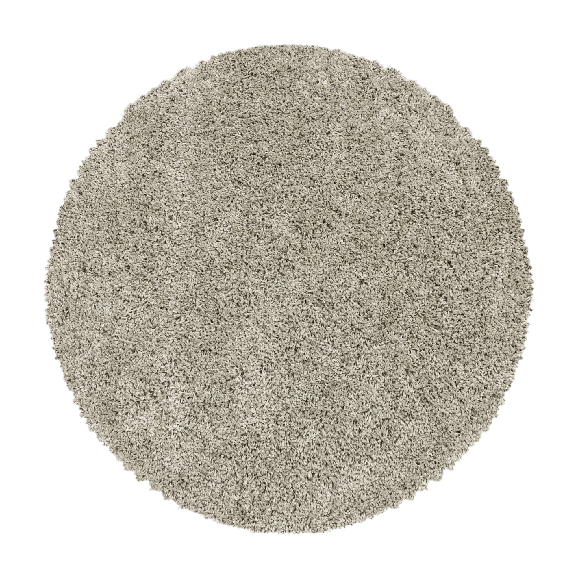 Natural Plush High Pile Shag Rug