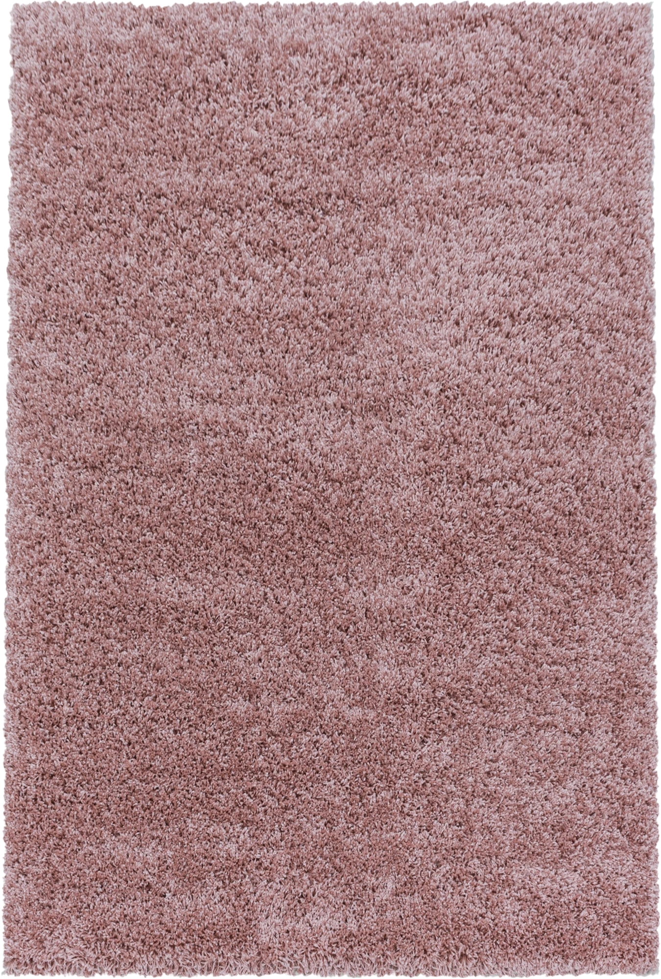 Pink Plush High Pile Shag Rug