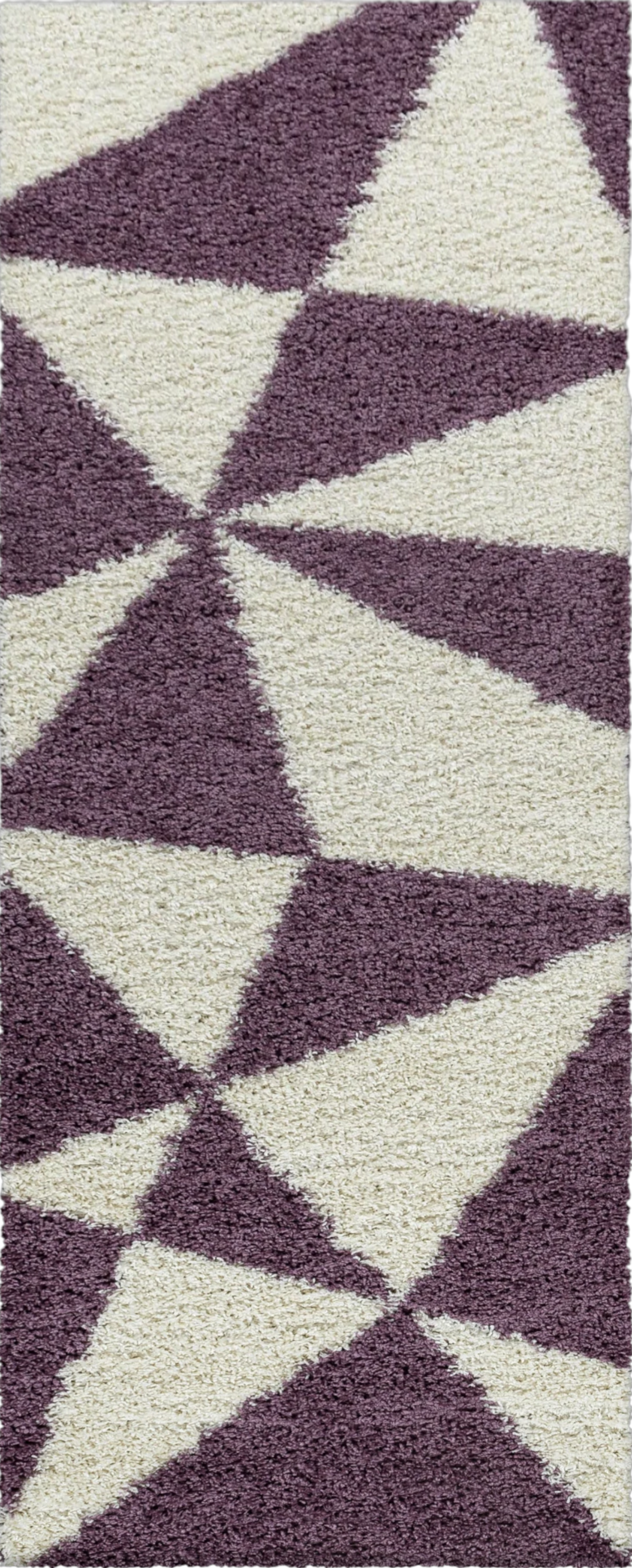 Modern Triangle Shag Rug | Lila