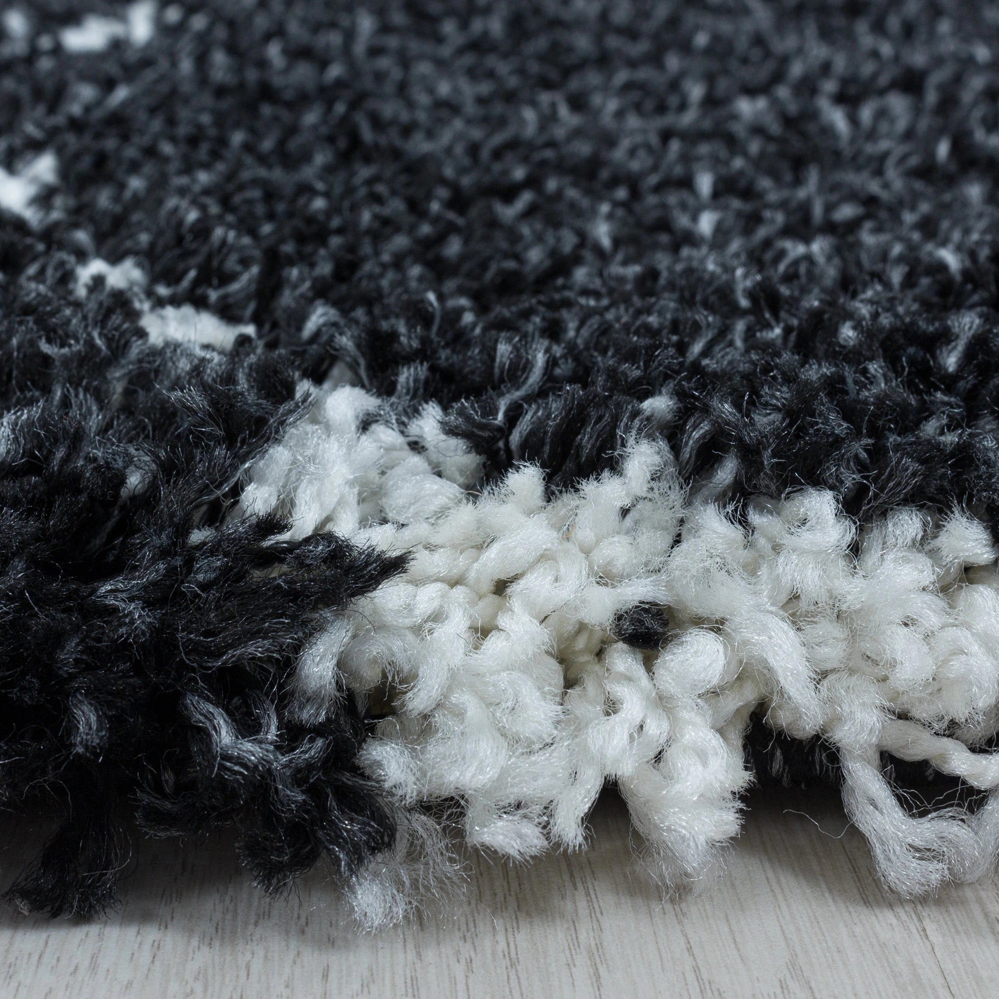 Moroccan Shaggy Rug | Anthracite