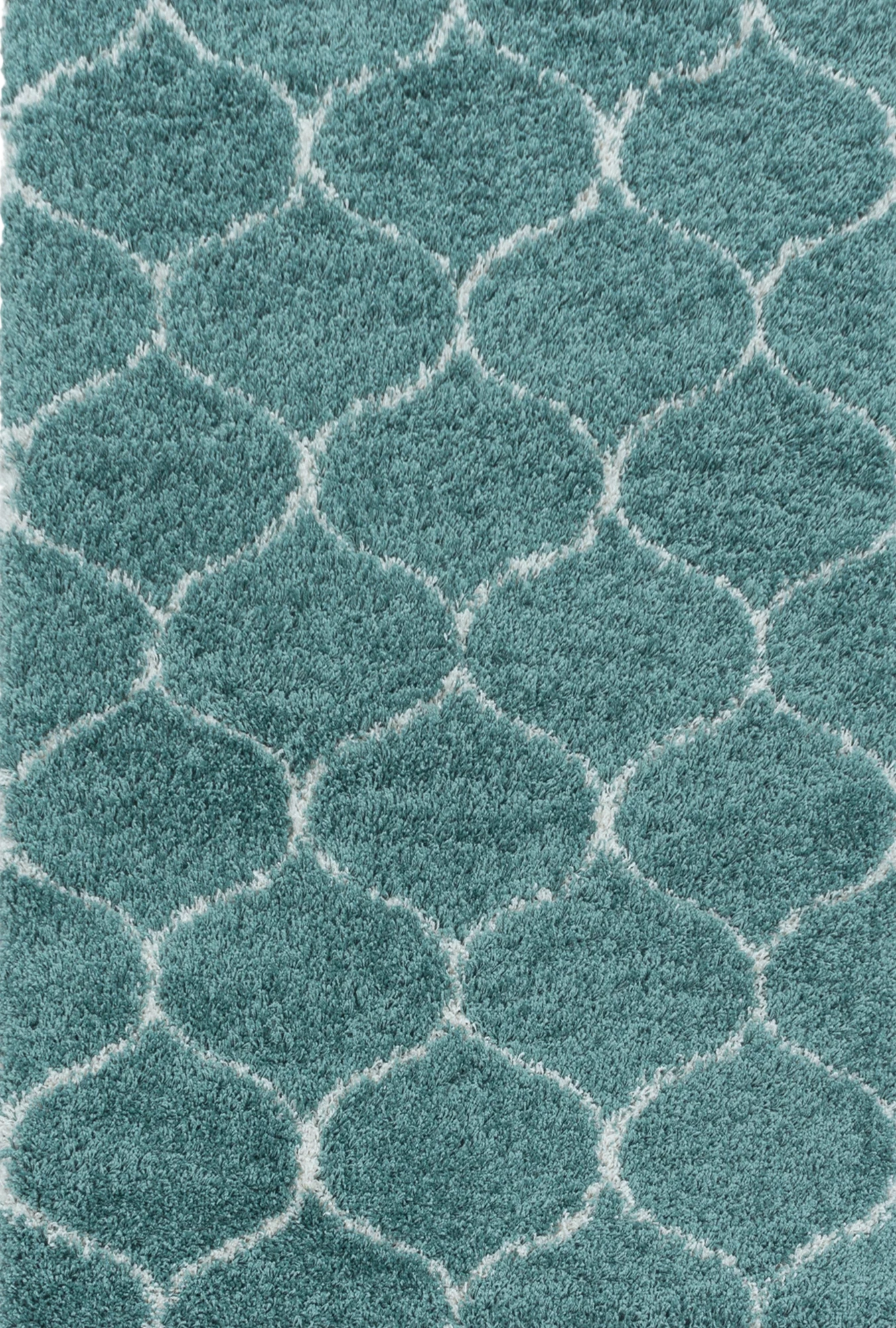 Moroccan Shaggy Rug | Blue