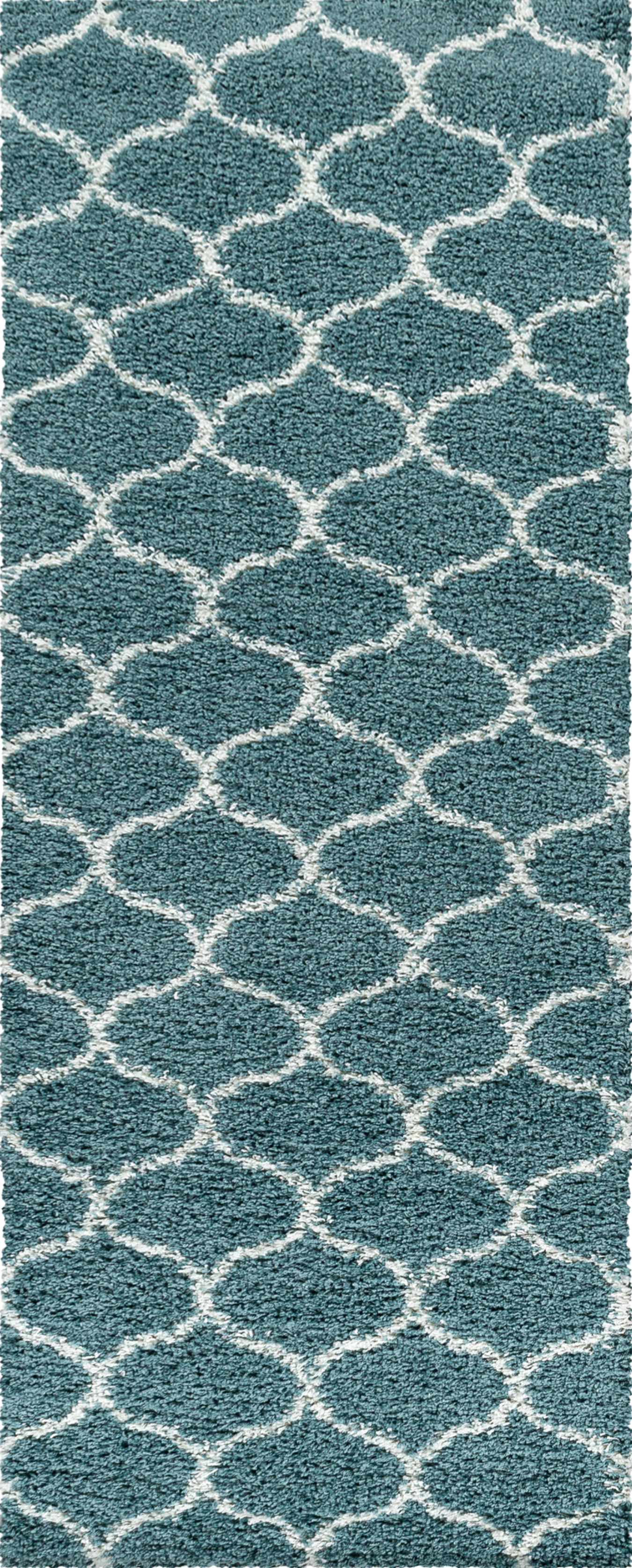 Moroccan Shaggy Rug | Blue