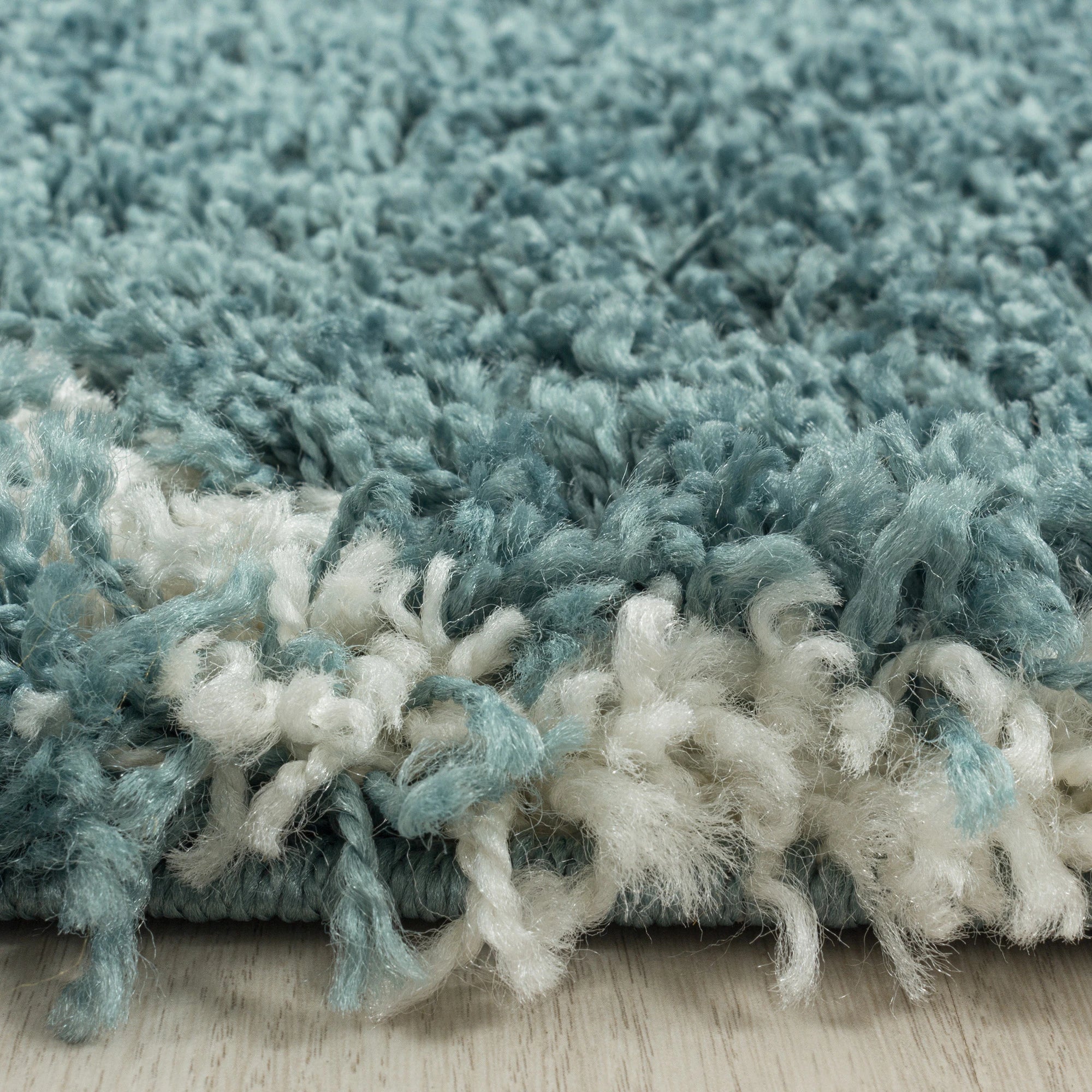 Moroccan Shaggy Rug | Blue