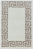 Meander Pattern Neutral Area Rug | Beige 