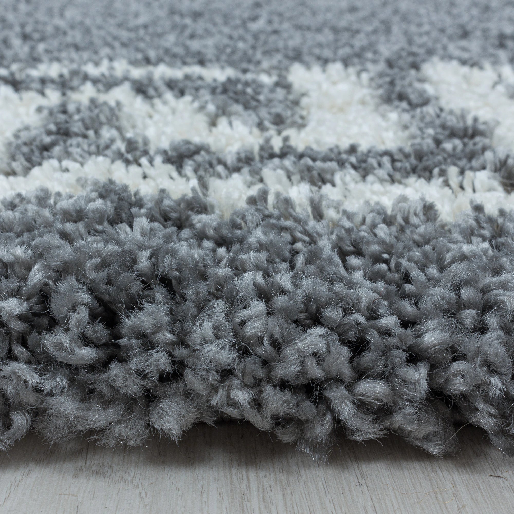 Meander Pattern Neutral Area Rug | Gray