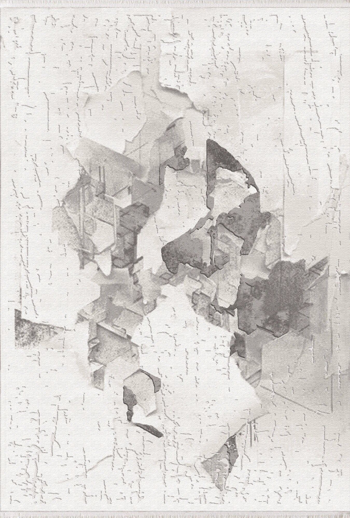 Broken Texture Abstract Rug