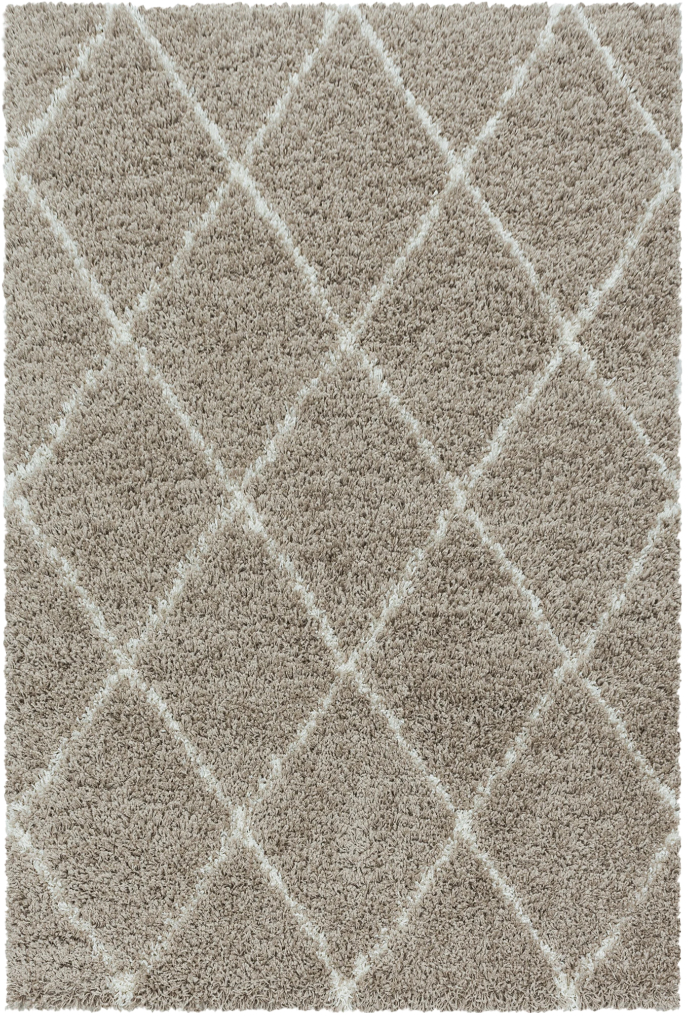 Geometric Polygon Rug | Beige
