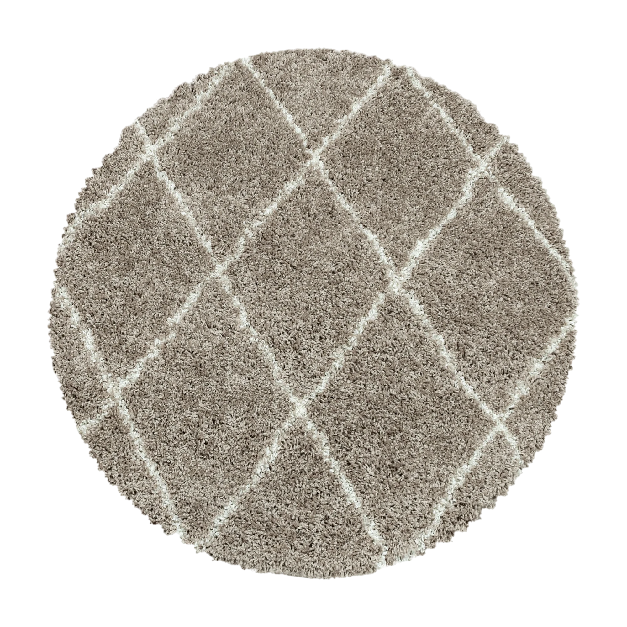 Geometric Polygon Rug | Beige