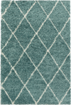 Geometric Polygon Rug | Blue Blue