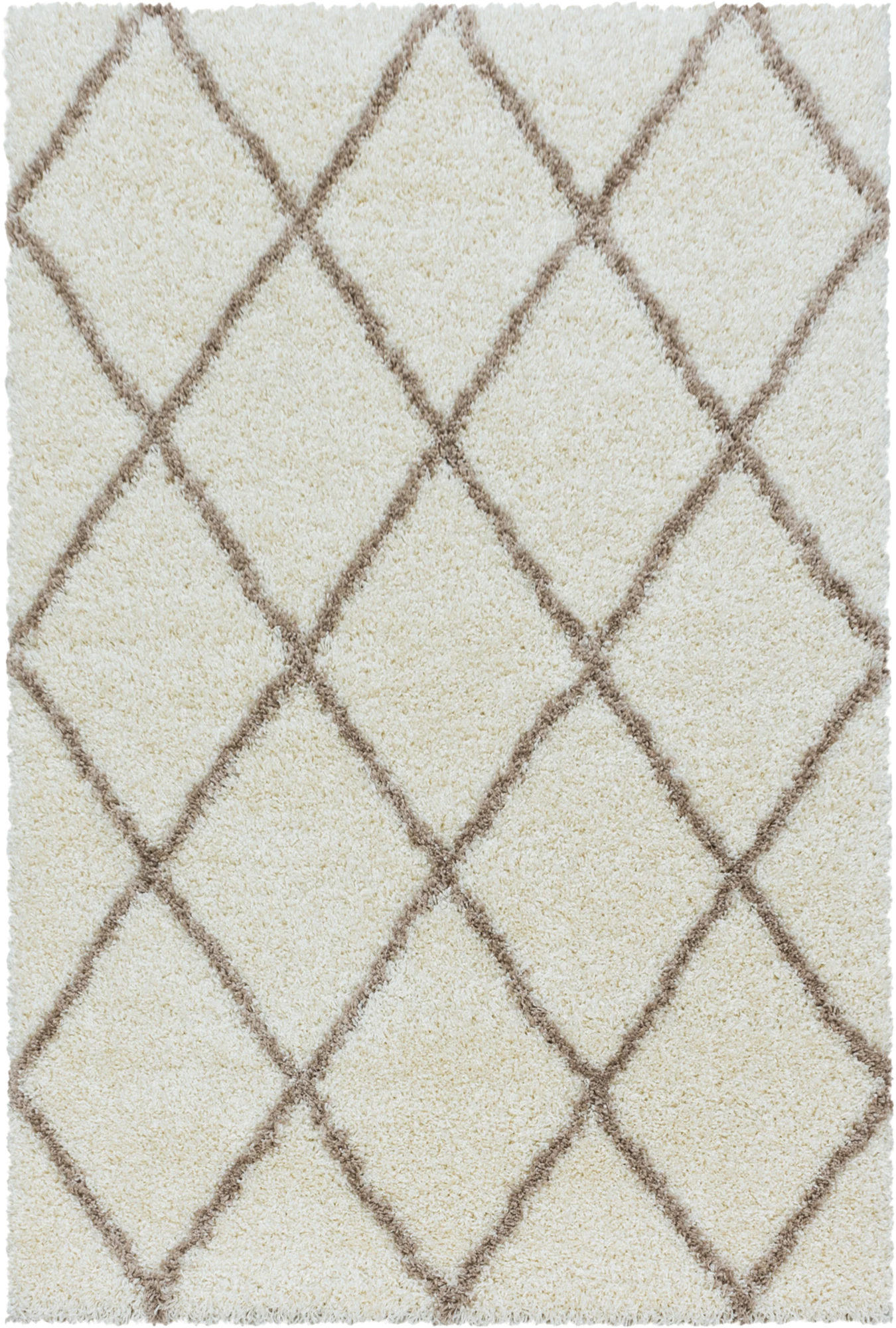 Geometric Polygon Rug | Cream