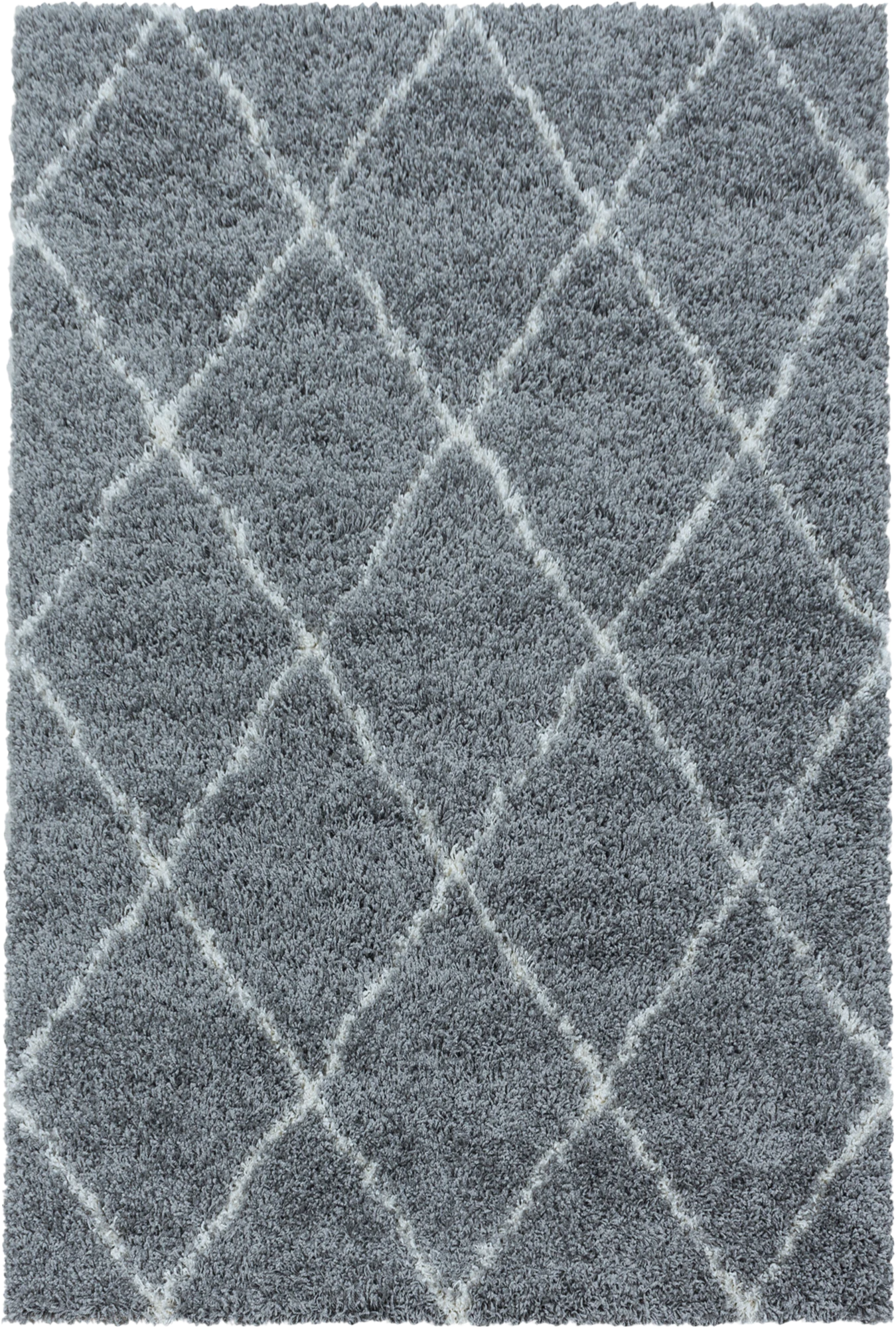 Geometric Polygon Rug | Gray