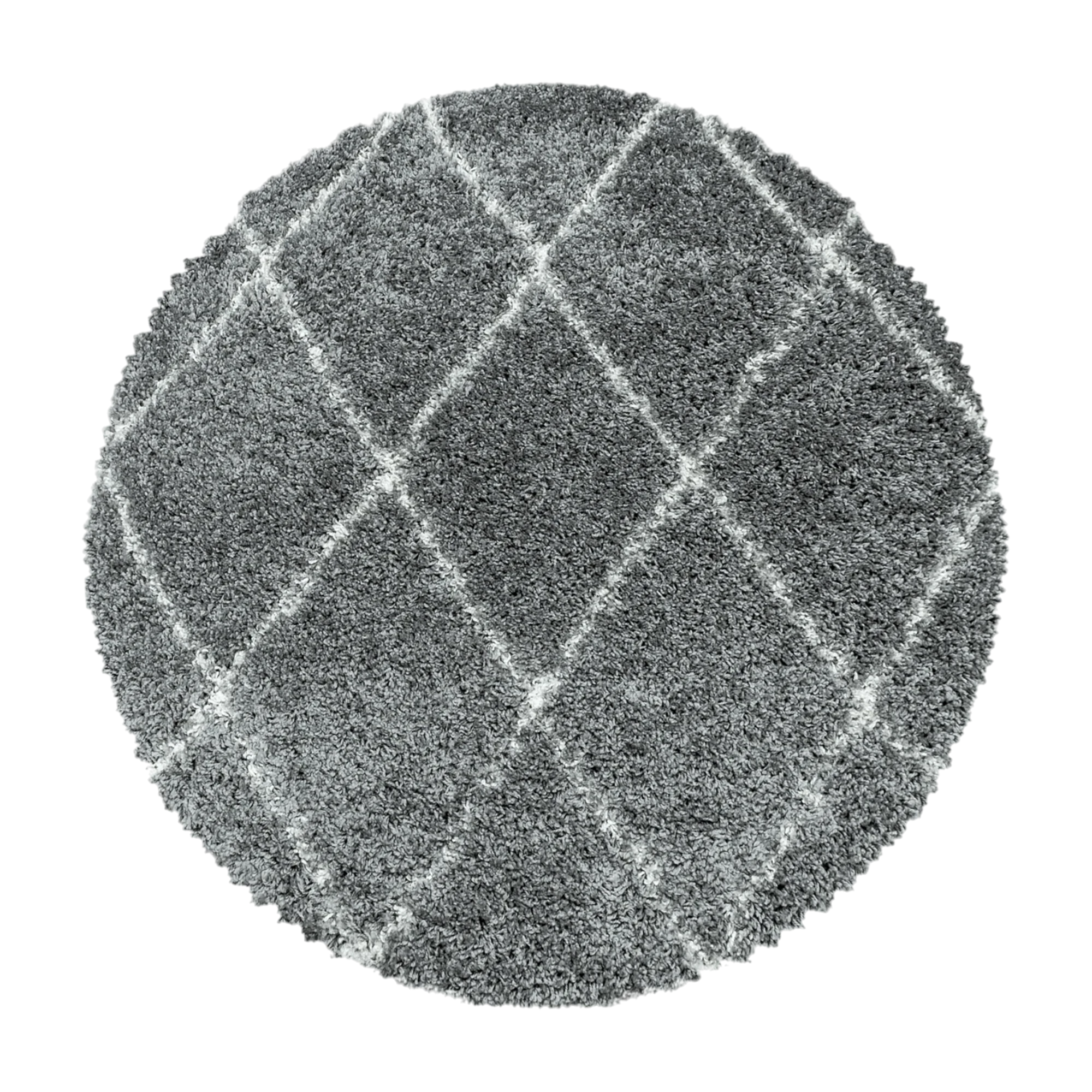 Geometric Polygon Rug | Gray