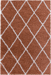 Geometric Polygon Rug | Terra Terracotta