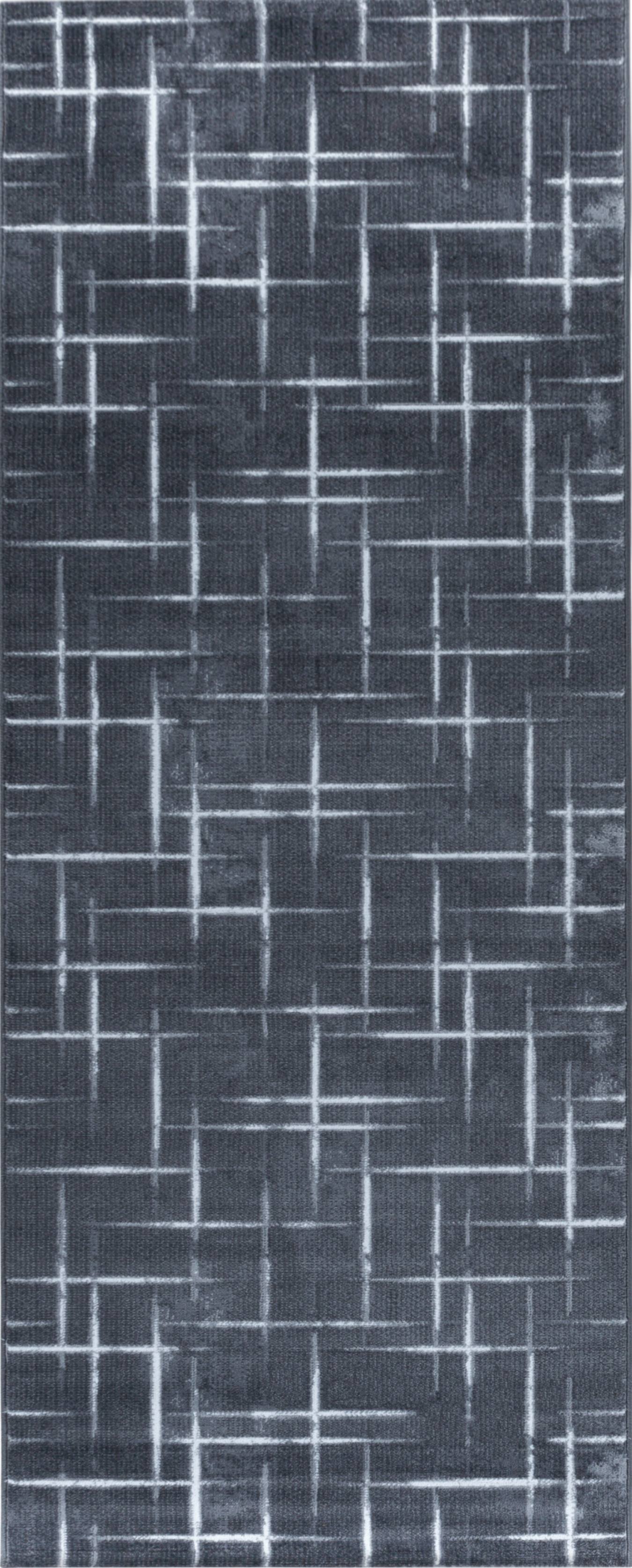 Striped Pinstripe Rug | Gray