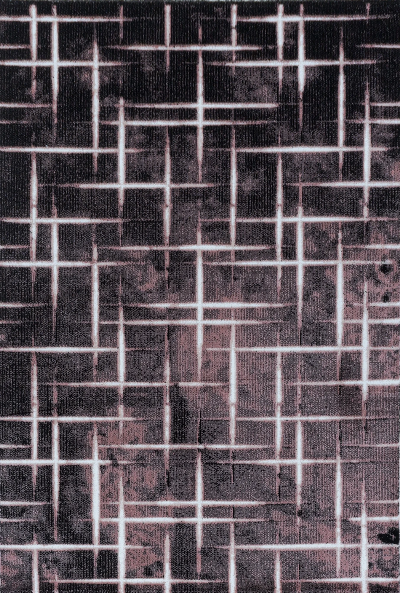 Striped Pinstripe Rug | Pink