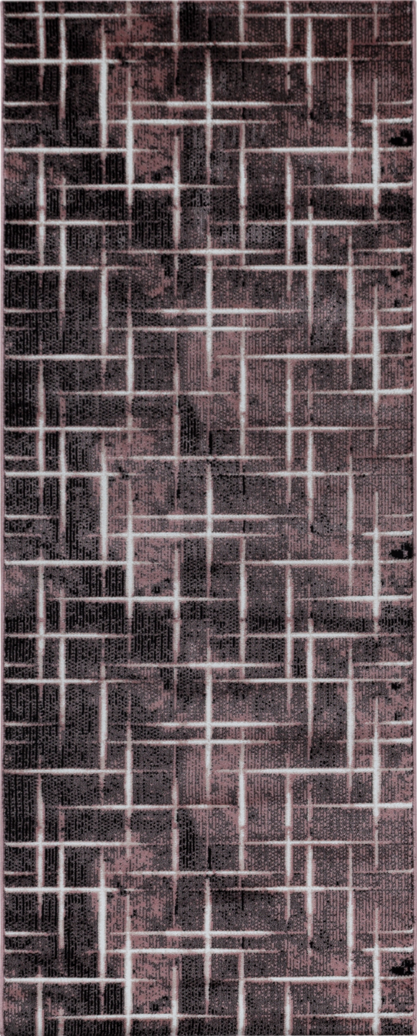 Striped Pinstripe Rug | Pink