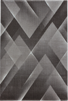 Geometric Prism Facets Area Rug | Brown Brown