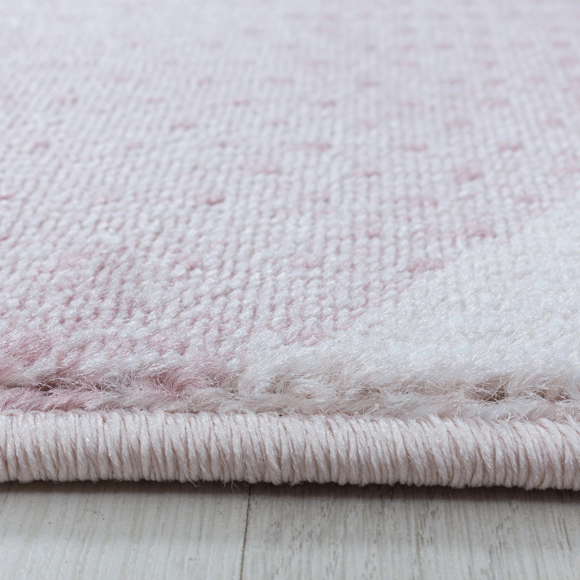 Abstract Contour Wave Line Area Rug | Pink