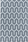 Modern Tessellated Maze Area Rug | Gray Gray