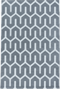 Modern Tessellated Maze Area Rug | Gray 