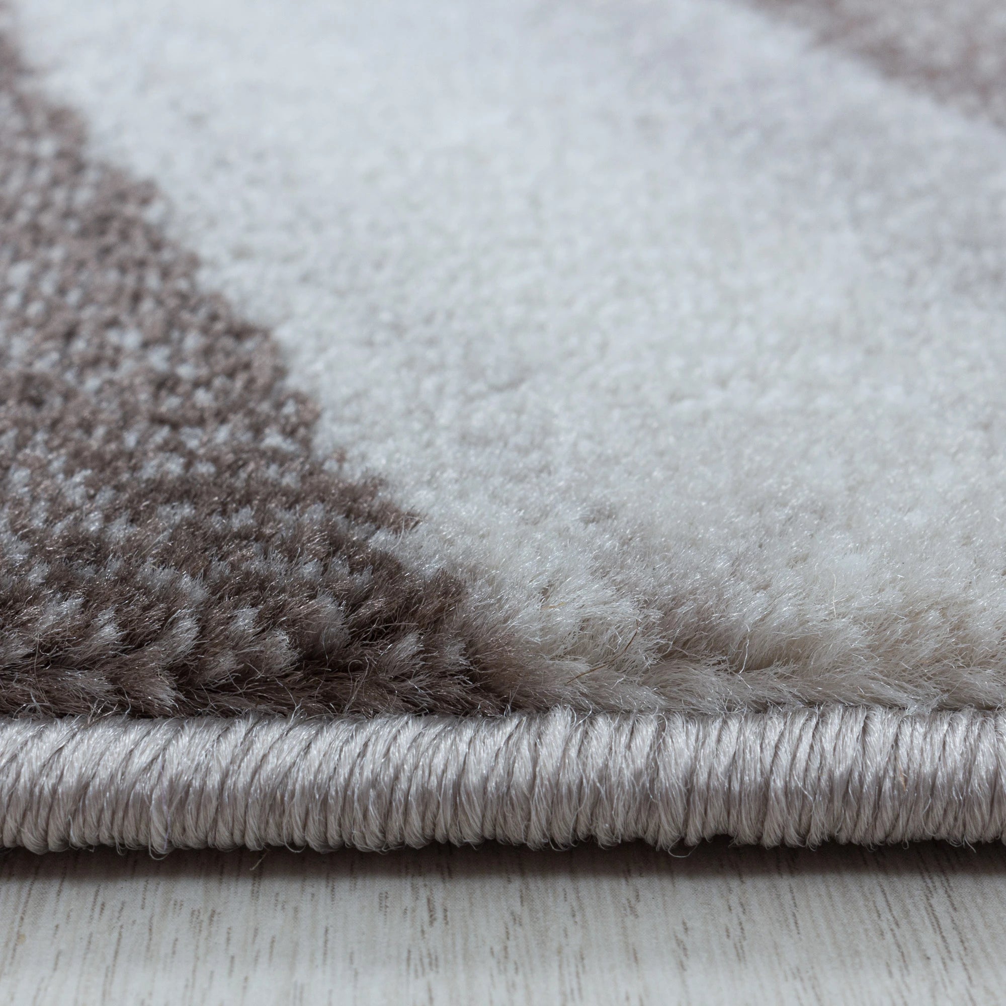 Waves Chic Area Rug | Brown