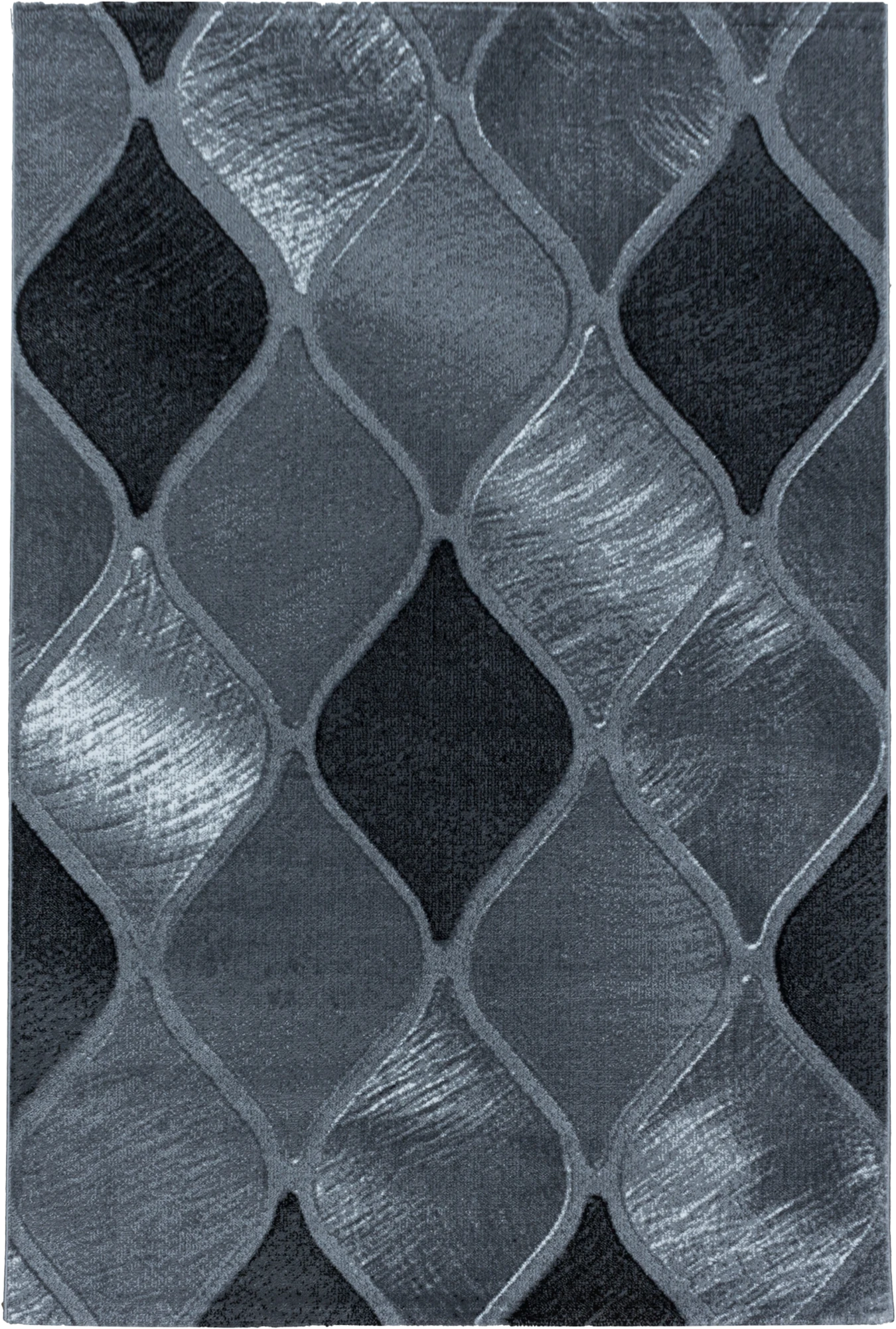 Diamond Pattern Living Room | Black