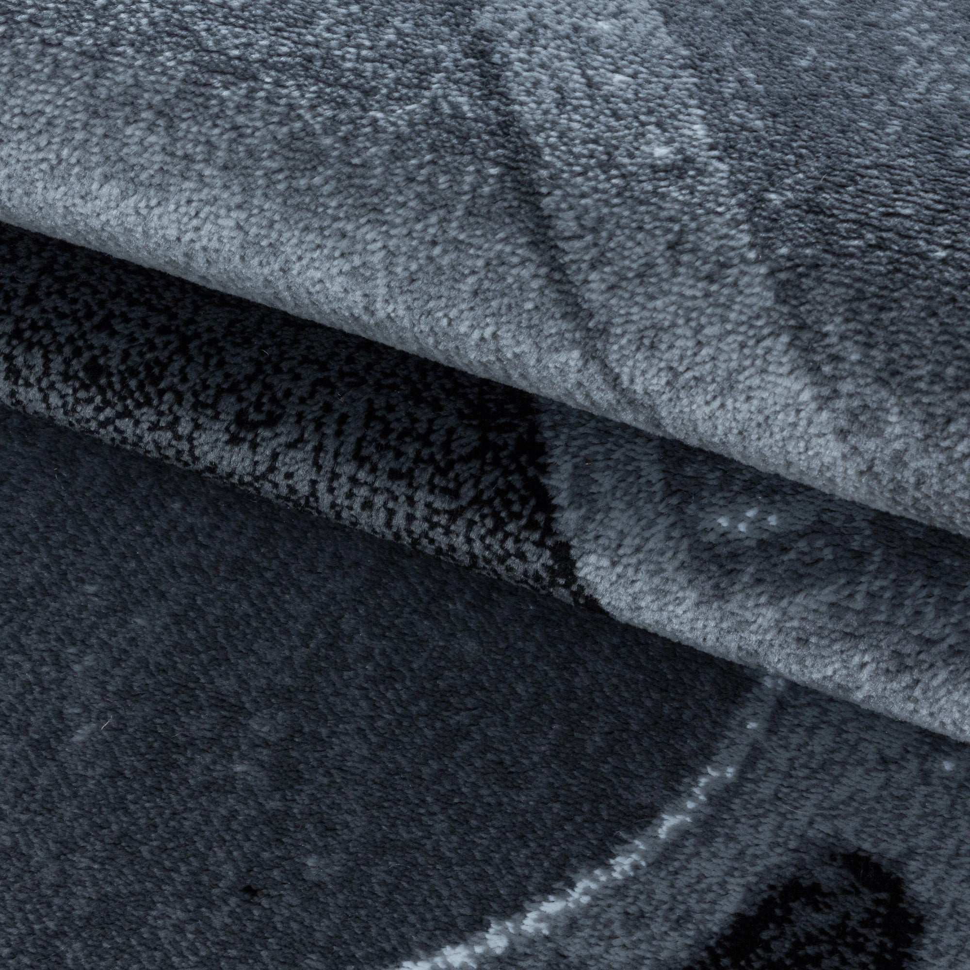 Diamond Pattern Living Room | Black