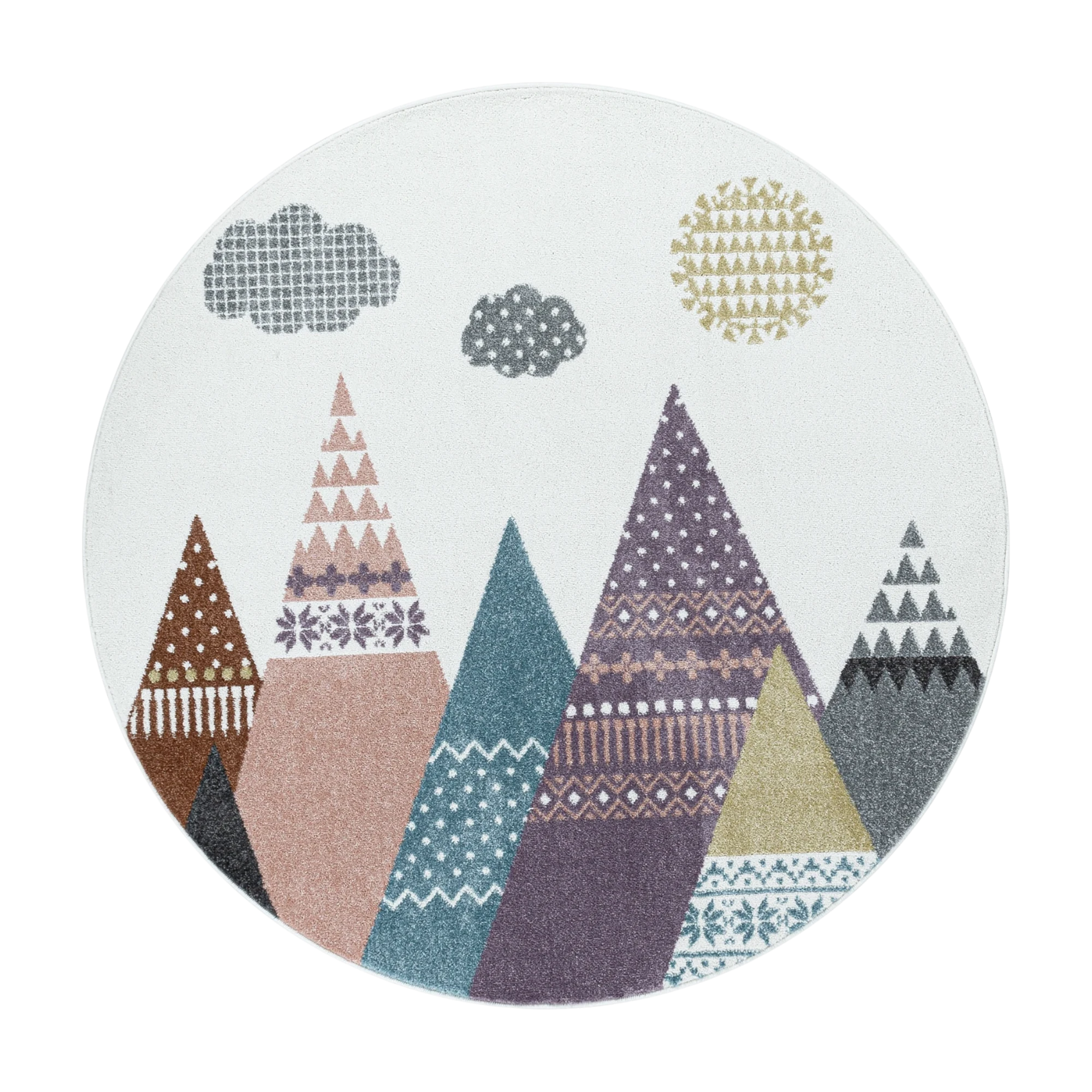 Mountains Kids Rug | Multi