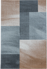 Modern Abstract Color Block Area Rug - Copper 