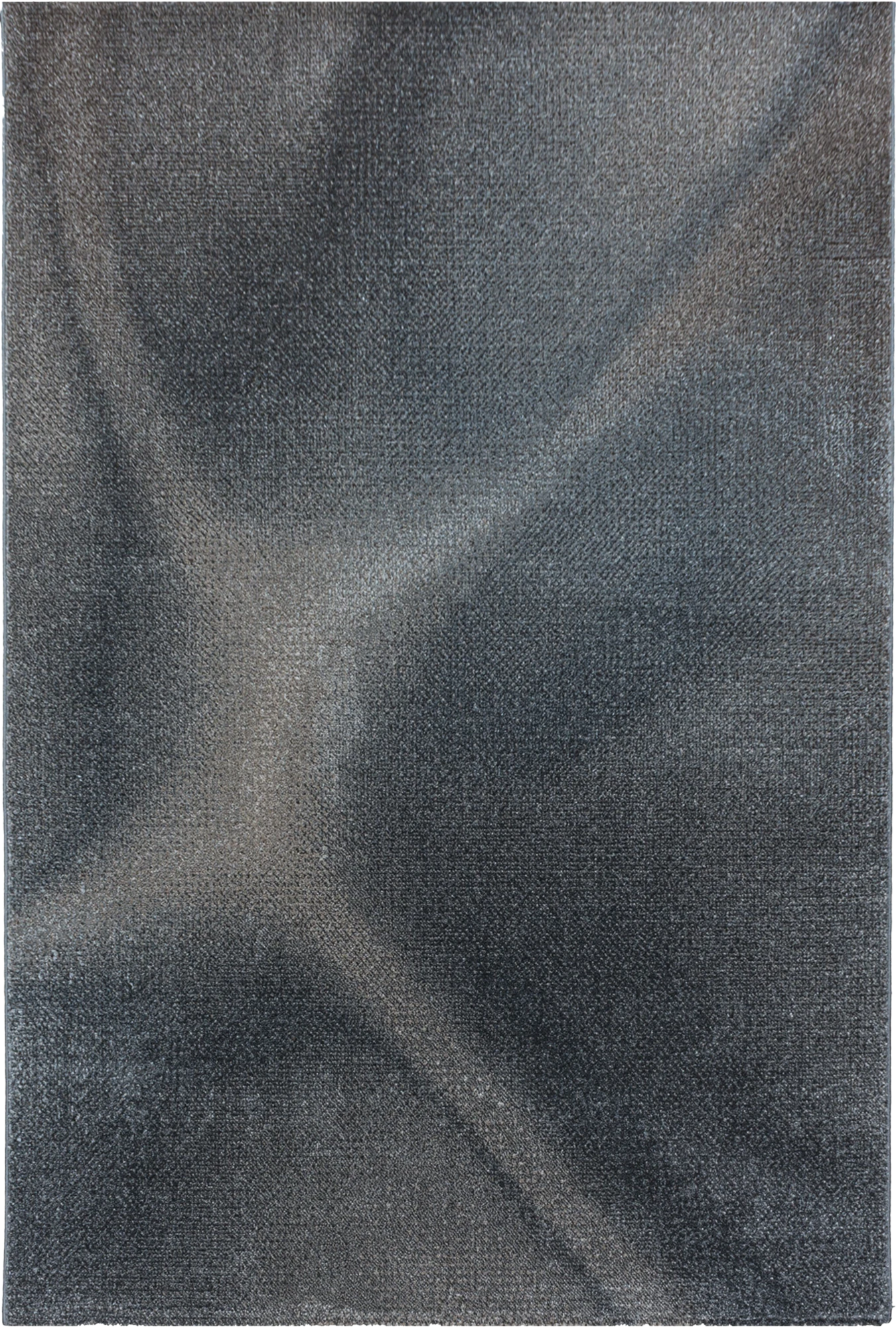 Minimalist Ombre Shimmer Design Rug | Brown