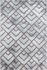 Modern Marble Look Geometric Diamond Rug | Bronze 