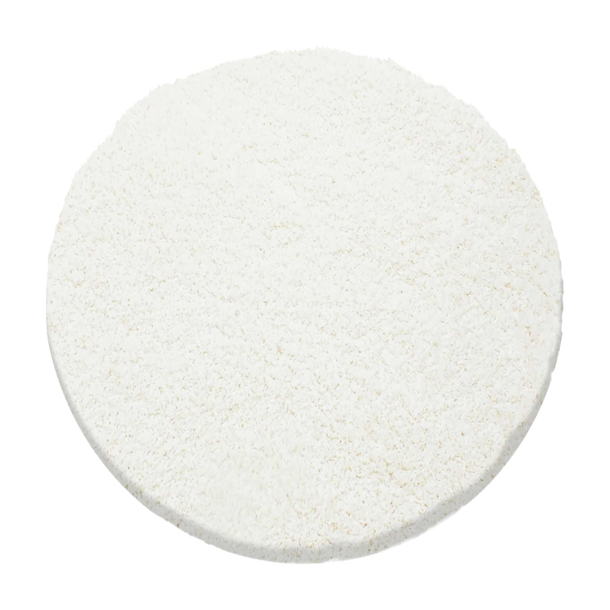 Minimalist Color Plain Cozy Shaggy | Cream