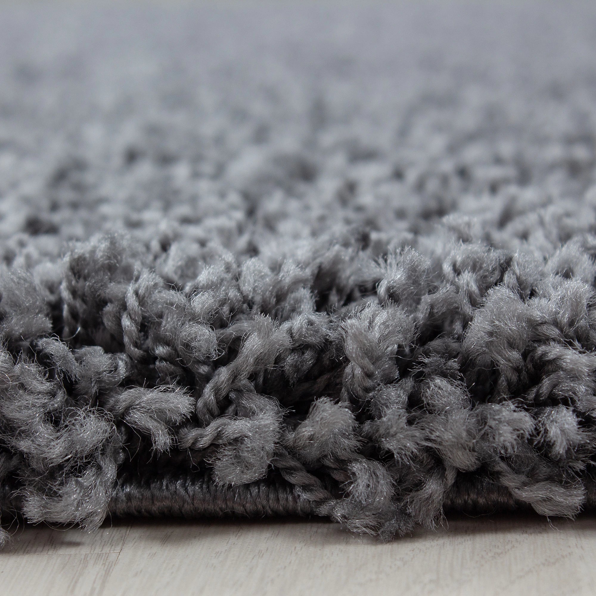 Minimalist Color Plain Cozy Shaggy | Gray
