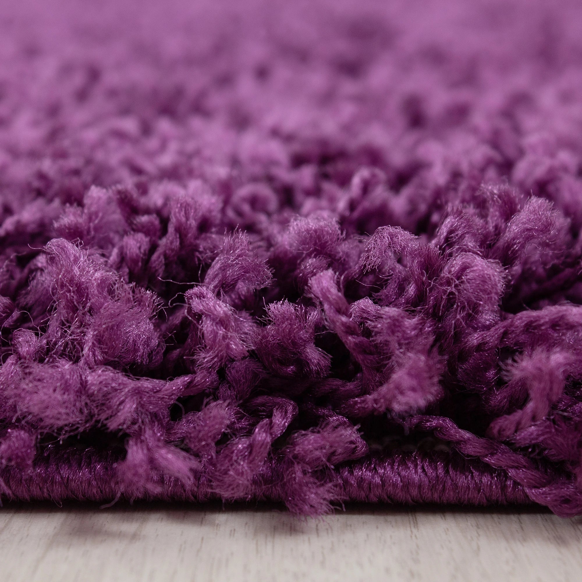 Minimalist Color Plain Cozy Shaggy | Violet