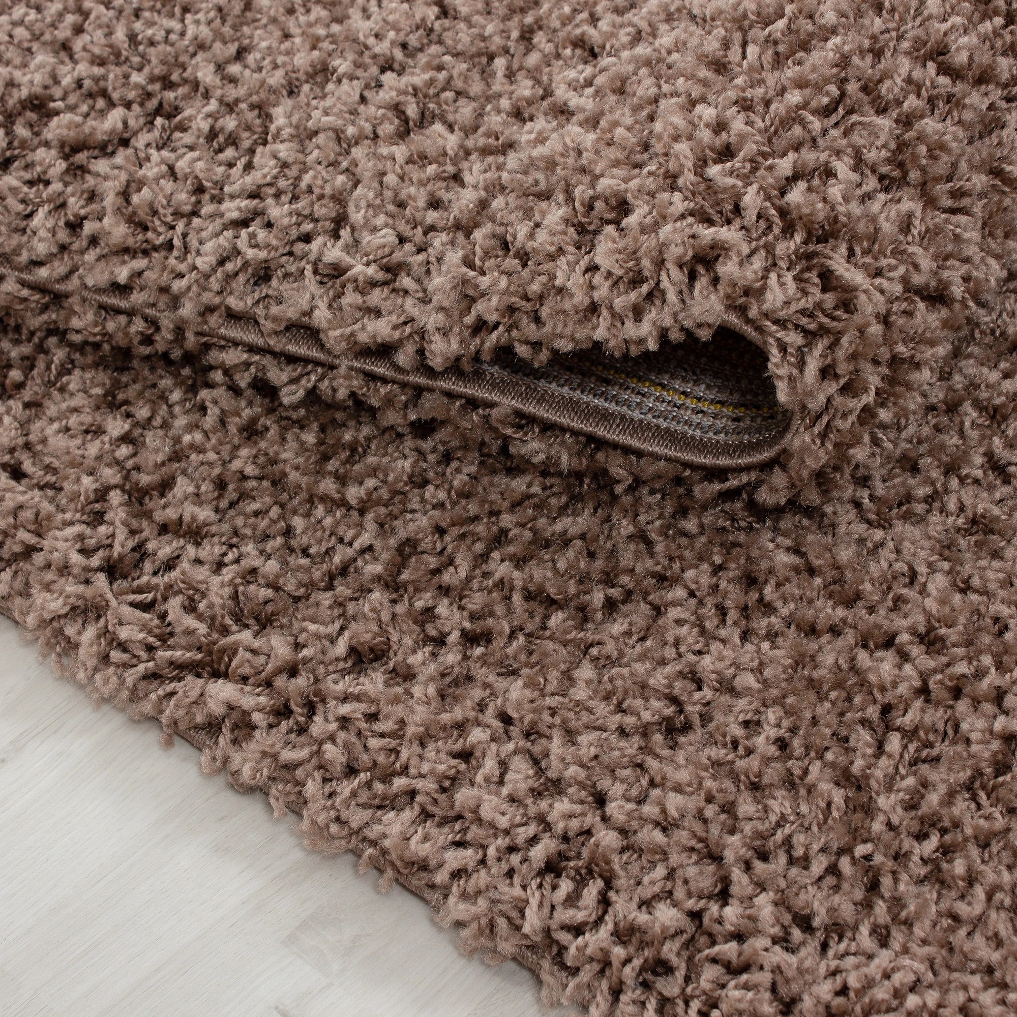 Minimalist Color Plain Cozy Shaggy | Mocha