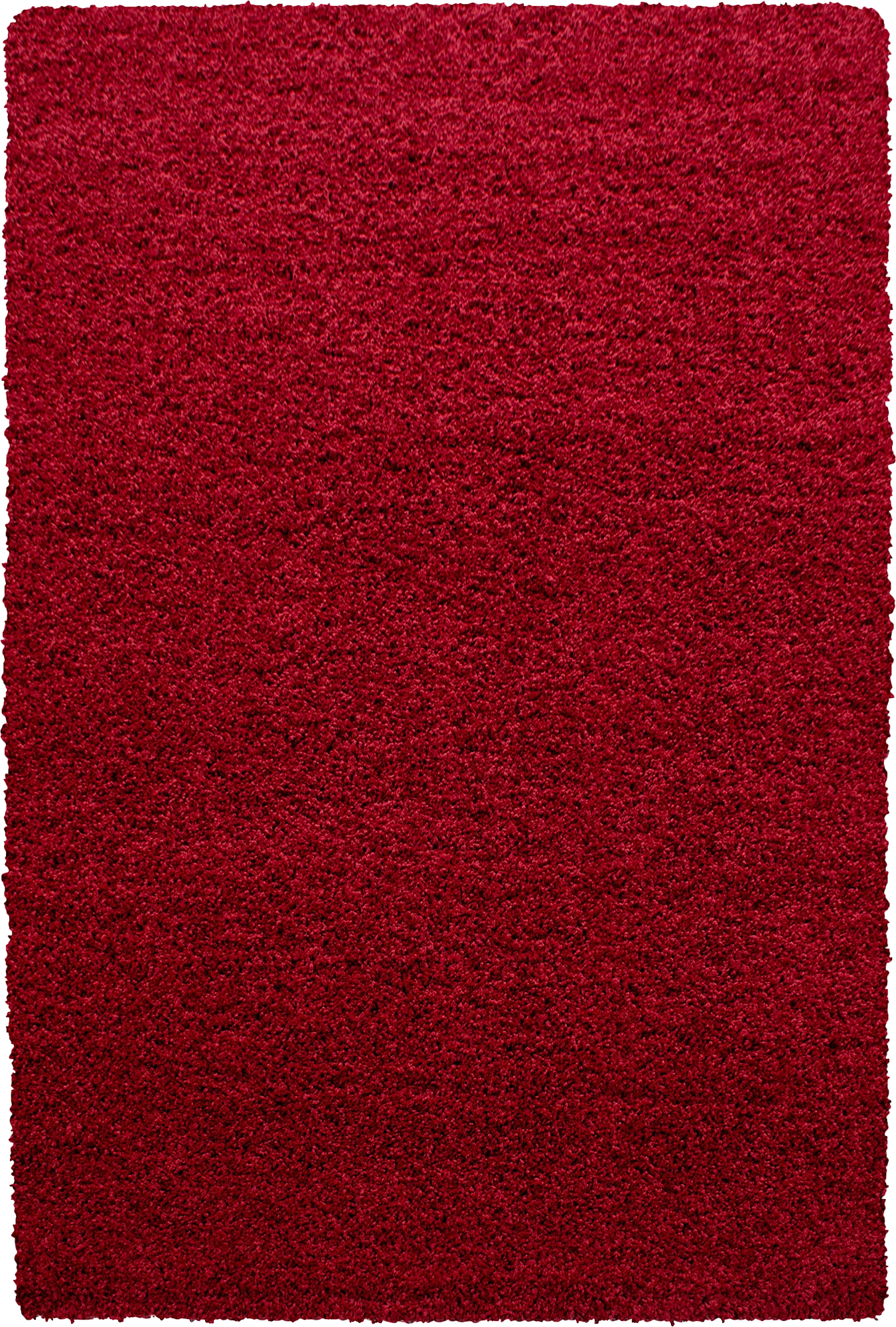 Minimalist Color Plain Cozy Shaggy | Red