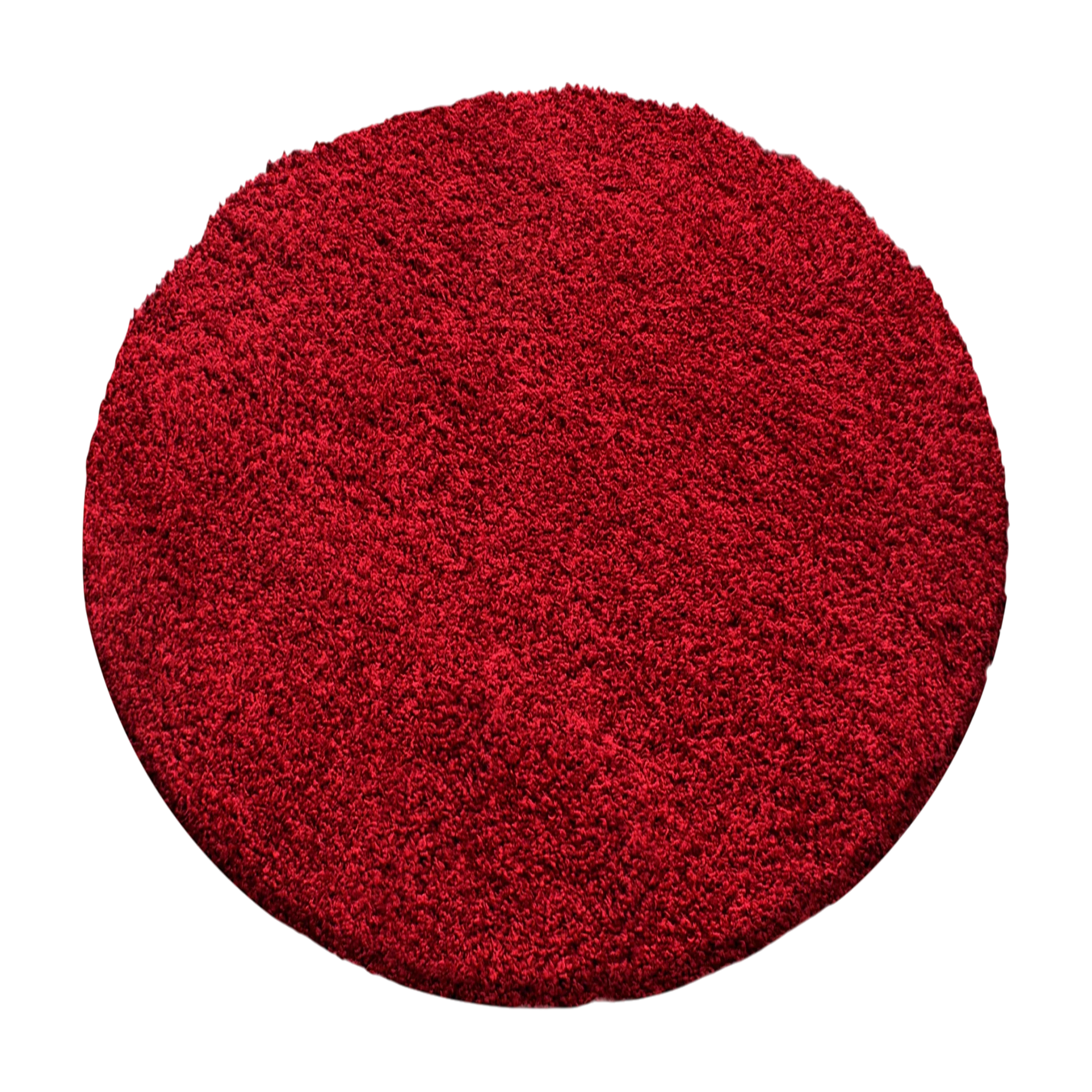 Minimalist Color Plain Cozy Shaggy | Red