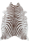 Zebra Skin Imitation Modern Rug | Brown Brown