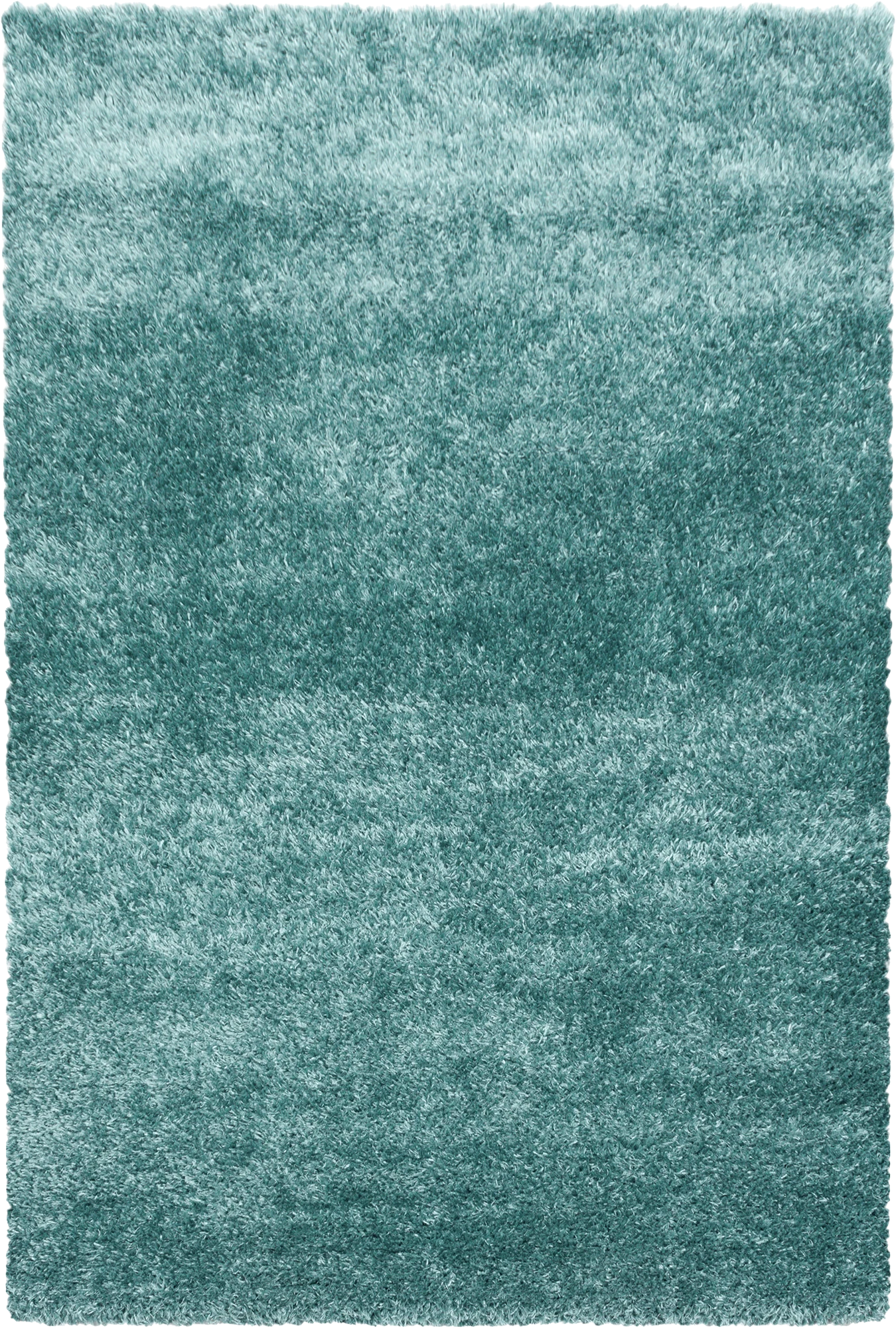 Plain Color Chic Shaggy Rug | Turquoise