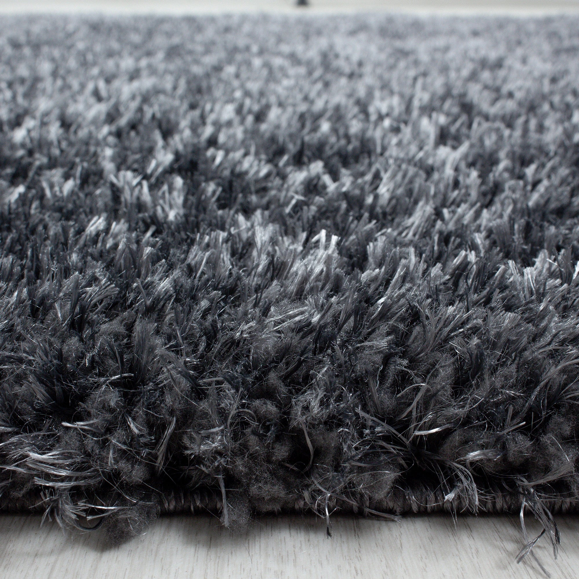 Plain Color Chic Shaggy Rug | Gray