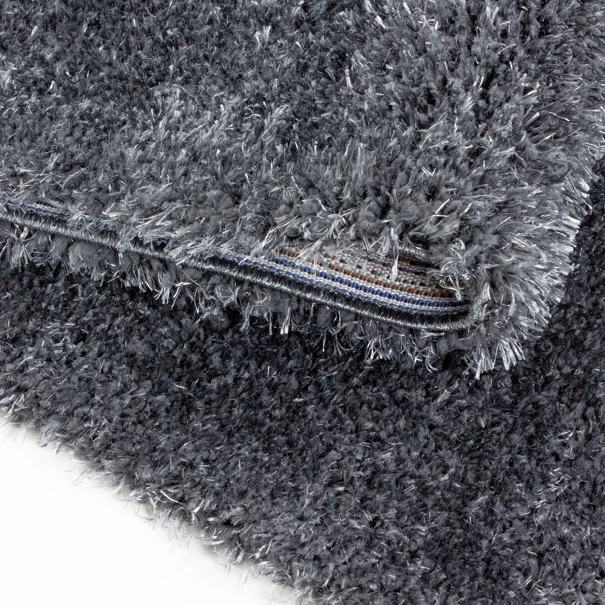 Plain Color Chic Shaggy Rug | Gray